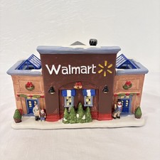 Holiday Time Walmart Super Center 2018 Lighted Christmas Village Building w/Cord picture