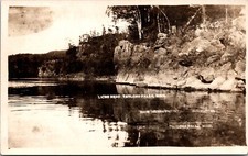 Real Photo Postcard Lions Head in Taylor Falls, Minnesota picture