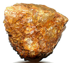 Gemmy Spessartine Crystal Cluster Gold Silver Ore Knob Copper Mine, N.C. w COA picture
