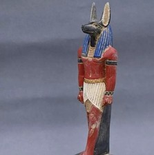 Egyptian Artifacts Rare Authentic Pharaonic Statue Of Egyptian God Anubis BC picture