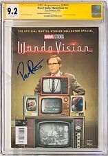 CGC SS Magazine Signed Paul Bettany Graded 9.2 Marvel WandaVision #nn Variant picture