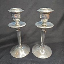 Vintage Plator Silverstone Candlestick Holders – Pair – 6.5