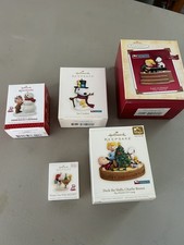 LOT OF 5 HALLMARK - Peanuts Gang ORNAMENTS - Snoopy, Pigpen picture