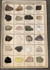 Vintage Rock and Mineral Specimen Collection Set-Educational Geology Kit (1983) picture