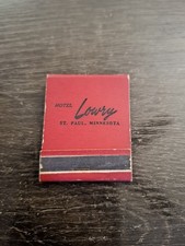 c1950s Hotel Lowry St Paul MN Blackhawk Full Unstruck Vintage Matchbook picture