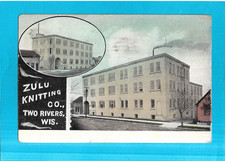 Vintage Postcard-Zulu Knitting Co., Two Rivers, Wisconsin picture