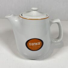  Coffee Pot Sanka Brand Coffee, Vintage Hall China Individual~Made In Japan Vtg picture