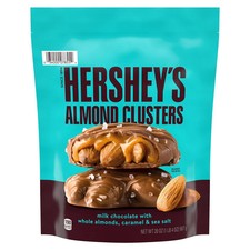 Hersheys Almond Clusters Milk Chocolate With Almonds, Caramel And Sea Salt 20 Oz picture