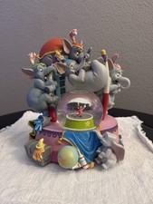 Disney Dumbo & Timothy 65th Anniversary Elephant Windup Musical Snow Globe 2006 picture