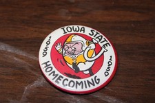 VINTAGE IOWA STATE UNIVERSITY 1959 HOMECOMING 2 INCH PIN AMES IA EXCELLENT COND picture