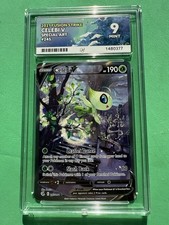 💎 ACE 9 Celebi V 245/264 Special Art Foil Ultra Rare 2021 Fusion Strike picture