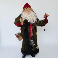 20” Dee Gann House Of Hattan 2000 Original Santa Figurine Toys Vintage picture