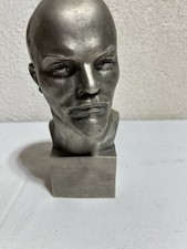 USSR Vintage Orginal Metal bust of V.I. Lenin picture