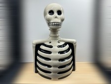 SKELLY by AzulejoS Anejo Tequila EMPTY Pottery Skeleton Bottle Barware picture