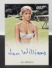 JAN WILLIAMS Signed 2011 Mission Logs James Bond Card From Russian with Love picture