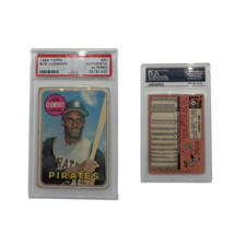 1969 Bob Clemente Topps #50 PSA Authentic Altered picture