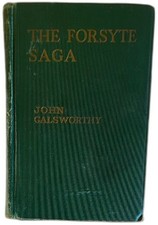 The Forsyte Saga John Galsworthy 1924 Charles Scribner’s Sons Green Cloth HC picture
