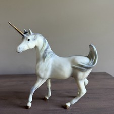 Breyer Vintage Unicorn #410301 Lavinia Iridescent Light Grey Sham Mold picture
