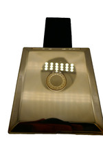 Vintage Style Square Gold Tone Compact Square & Round Mirror NEW picture