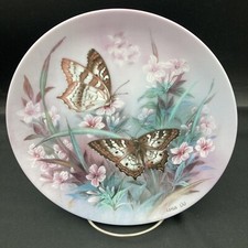 White Peacocks - Lena Liu’s On Gossamer Wings Series Collector Plate ~ picture