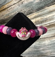 NEW Baublebar x Disney Cheshire Cat Beaded Charm Bracelet picture
