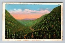 White Mountains NH-New Hampshire, Crawford Notch, Aerial, Vintage Postcard picture