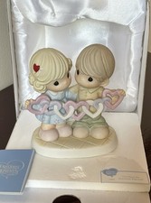 Precious Moments 730003 “Our Hearts Are Intertwined With Love” Mint w/ Box picture