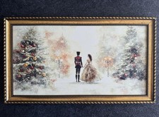 Hobby Lobby Viral Nutcracker Toy Soldier Ballerina Framed Christmas Winter Decor picture