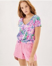 Disney Parks LILLY PULITZER Disney Dreamin  Minnie Daisy Etta Vneck Large NWT picture
