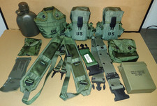 (1) USGI ALICE WEB GEAR SET LBE w/ MAG POUCHES BELT LC2 SUSPENDERS IFAK POUCH picture