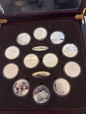 NASA Apollo Mission 12 silver plated commemorative coins 1967-1972 picture