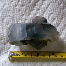 Natural very Rare Blue Rutile QUARTZ, Multiple Terminations, Blue, 8cm picture