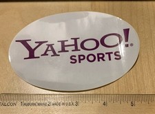Vintage Yahoo Sports Sticker / Decal picture