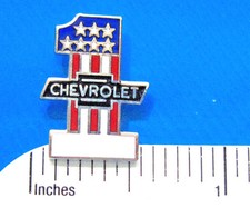   #1 CHEVROLET - hat  pin ,  lapel pin , tie tac , hatpin  GIFT BOXED picture