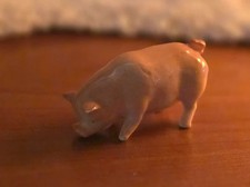 Adorable miniature ceramic glazed pig picture