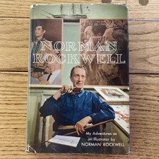 NORMAN  ROCKWELL SIGNED -My Adventures As Illustrator - First Edition HC picture