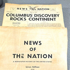 Vintage 1943 “News of the Nation” History of the US all 43 issues COMPLETE picture