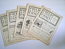 Vintage 1927 Field and Fancy Magazine 5-Issues Canine Dog Show Ephemera History picture