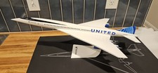 United Airlines Boom Supersonic Overture Desktop Model Airplane 1:125 picture