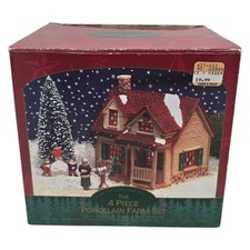 Seasonal Specialties Company 1998 Farm House Lighted Village Home (House Only) picture