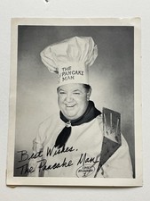The Pancake Man Fan Card Actor Hal Smith From Andy Griffith Show 1960’s IHOP picture