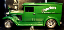 New in Box RARE UNDERBERG BITTERS WOODEN DISPLAY TRuck CRAFTED IN GERMANY picture