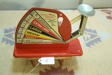 #2 VERY NICE MID CENTURY JIFFY WAY EGG SCALE OWATONNA MINNESOTA FIND ONE BETTER? picture