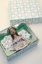 Vintage Daddy’s Long Legs African American Angel Ornament KVK Inc DKOC1 Boxed picture