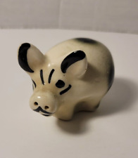 Vintage Ceramic Pig 2-hole Snout Shaker picture