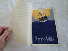 1909 Hudson Fulton Celebration New York Souvenir Booklet Half Moon Ship picture