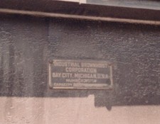 PHOTOGRAPH Of An Industrial Brownhoist Bay City Michigan Metal Plate Railroad picture