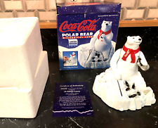 Vintage 1995 Limited Edition Coca-Cola Mechanical Coin Bank With Original Box picture