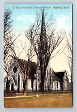 Waterloo NY-New York, St Pauls Protestant Episcopal Church, Vintage Postcard picture