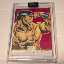 Topps Marvel Mint 2026 Original Sketch Hard Signed 1/1 Lou Cain Dan Borgonos  picture
